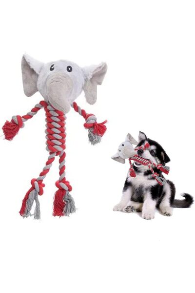 Generic Rope Chew Toy for Small and Medium Dogs Fun to Play Useful for Cleani...