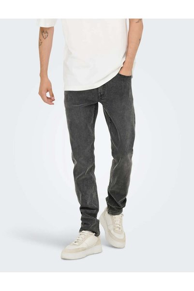 Only & Sons Pantaloni de blugi pentru bărbați Onsloom slim fit, din denim ela...