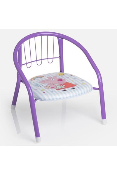 SHOPIENS Scaun metalic pentru copii peppa 36x35x36 cm din metal Shopiens®