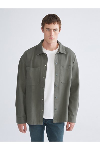LC Waikiki Vision New Season Comfortable Fit Long Sleeve Men's Shirt Jacket