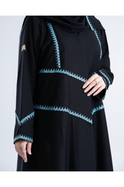 aljmal alraqi abaya Ruwaida Abaya with Elegant Crepe Fabric and Embroidery 1 ...