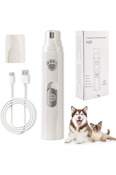 Generic Professional Electric Dog Nail Grinder 2 Speed Rechargeable Electric ...