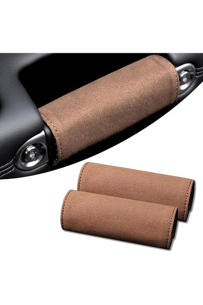 Generic 2 PCS Car Inside Door Handle Protector, 5.7" x 4.72" Breathable Suede...
