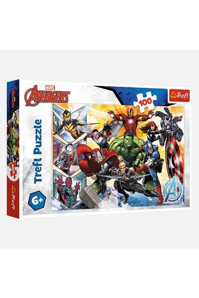 SHOPIENS Puzzle Avengers Toti Eroii (100 Piese) - Trefl Shopiens®