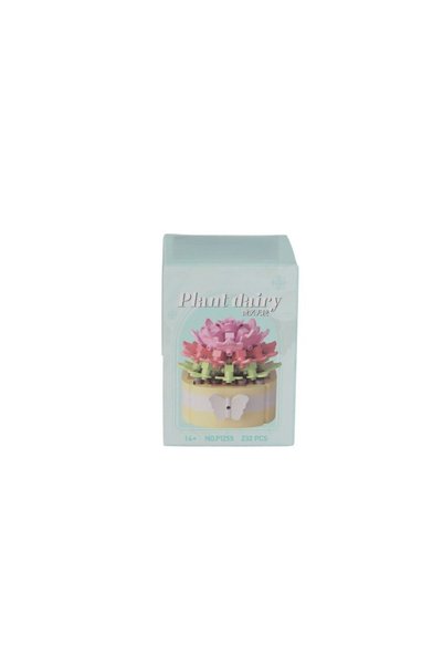 Bezos P1255 Simulation Flower Series 232-Piece Building Block Set BZELDR05