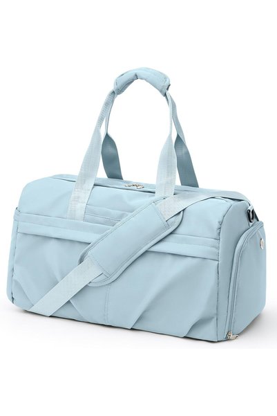 Generic Gym Bag for Women Men with Shoe Compartment, Sport Duffel Bag, Waterp...