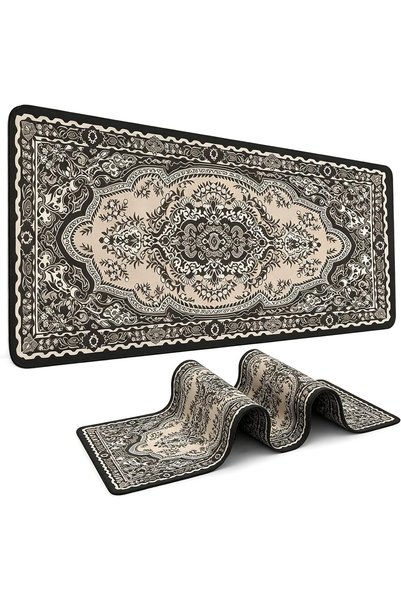 Generic لوحة ماوس كلاسيكية 800×300 مم، بتصميم عربي، لوحة مكتب كبيرة للألعاب غ...