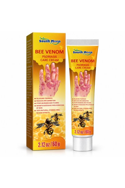 South Moon Cream for dry and flaky-looking skin, with Bee Venom, moisturizing...