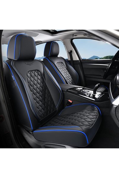Generic Front Car Seat Covers, Non-Slip Dust-Proof Nappa Leather, Universal F...