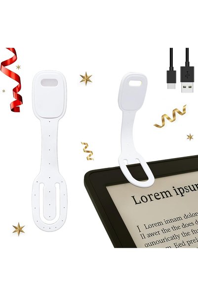 Generic Kids Bookmark Book Light, Rechargeable Clip On Reading Light for Bed,...
