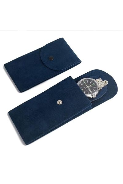Generic 2Pcs Watch Pouch, Watch Roll, Watch Travel Case for Men and Women Por...