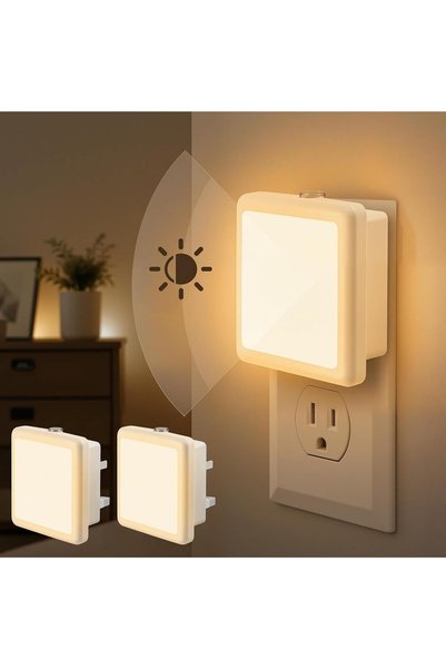 Generic Night Light, LED Night Light Plug-in, with Dusk to Dawn Sensor,Xkimos...