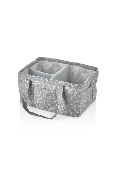 bellasia Katlamalı Anne & Bebek Organizer 795 Gri Çiçek BLS