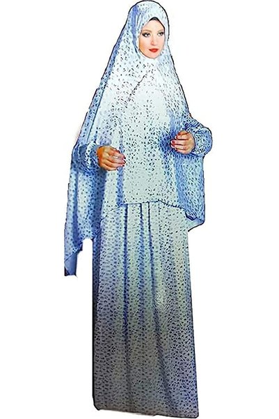 Generic Women's Muslim One Piece Prayer Dress for Women Abaya Dress Islamic M...