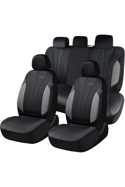 Generic Seat Covers, Red Car Seat Covers Full Set, Automotive Seat Covers 5 S...