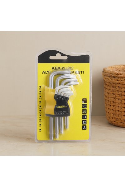Bezos 9-Piece Short Star (Torx) Allen Wrench Set BZELDR05