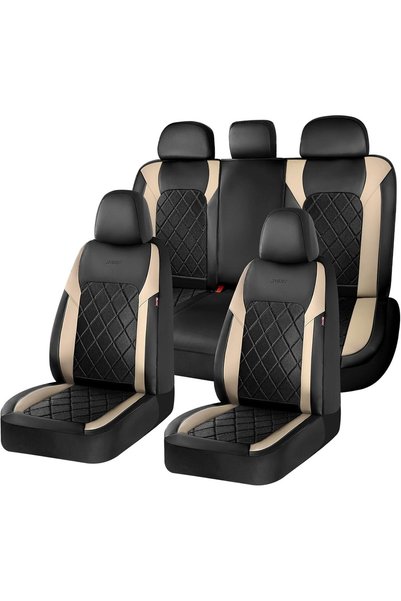 Generic Car Seat Covers, Seat Covers Full Set, 5 Seats Automotive Seat Cover,...