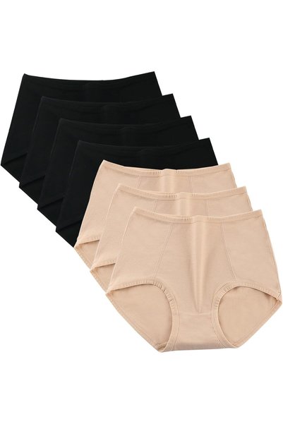 Generic Plus Size High Waist Cotton Underwear for Women, Stretch And Classic ...