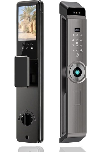 Generic Smart Lock, Tuya WiFi, 7 Unlock Ways, 23 Langs, Peephole Cam