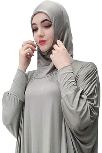 Generic ثوب صلاة نسائي من قطعة واحدة، عباءة إسلامية، عباءة إسلامية طويلة، قفط...