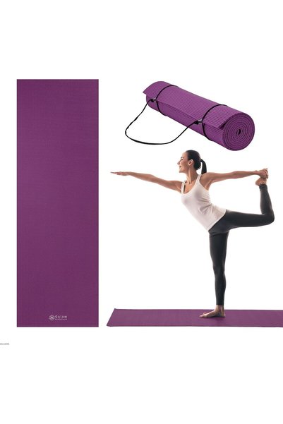 Generic Essentials Premium Yoga Mat with Yoga Mat Carrier Sling (72"L x 24"W ...