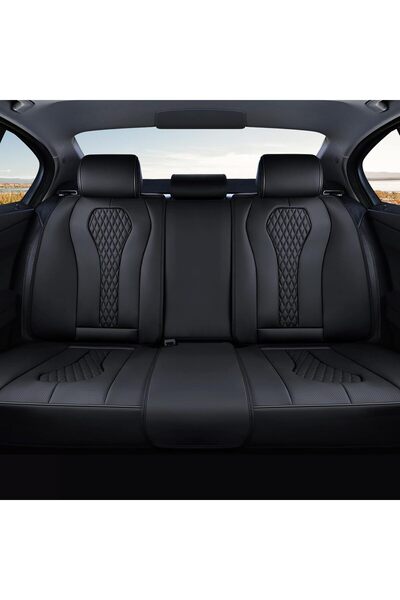 Generic Car Seat Covers, Rear Car Protectors, Leather Seat Covers, 3-Piece Wa...