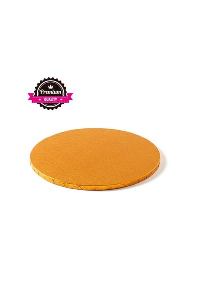 DECORA Cake Drum-Orange-Ø 25 with 1.2 cm thickness
