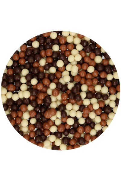 Fun Cakes Crunchy Chocolate Pearls Mix - 155 gr
