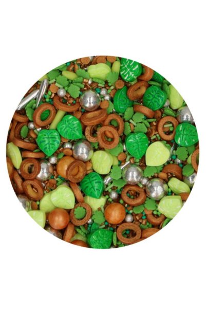 Fun Cakes Perle / Perlute din zahar 3D - Sprinkle Medley - JUNGLE JOY - 70 GR