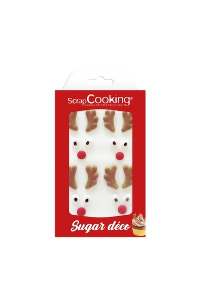 Scrap Cooking Set 9 Decorațiuni din Zahăr - Ren
