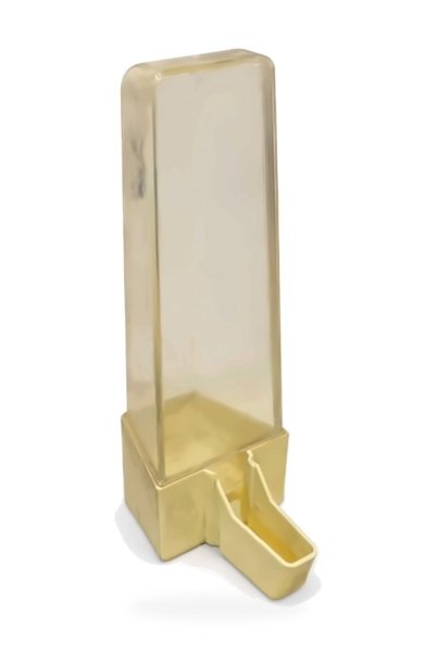 Generic Brand Bird Feeder Cup Tall Slim - Cream, 13 cm