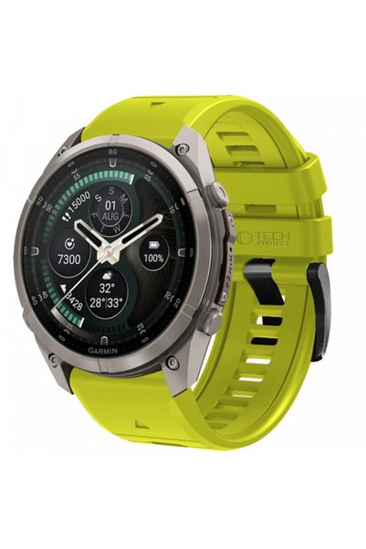 Techsuit Curea Silicone pentru Garmin Fenix 5X / 5X Plus / 6X / 6X Pro / 7X /...