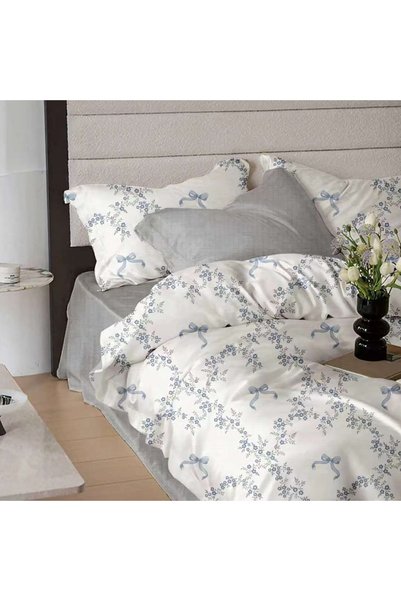 Ralex Pachet economic lenjerie pat dublu Finet 6 piese + 2 perne matlasate 50...