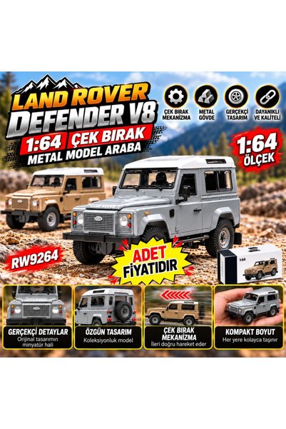 Bezos RW9264 1:64 LAND ROVER DEFENDER V8 TOW TRUCK METAL MODEL CAR (price per...
