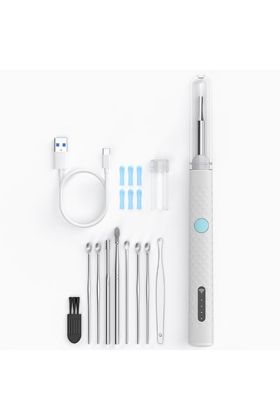 Choice WHITE MORE SPOON Visual Ear Cleaner Camera HD1080P Digital Otoscope 4....
