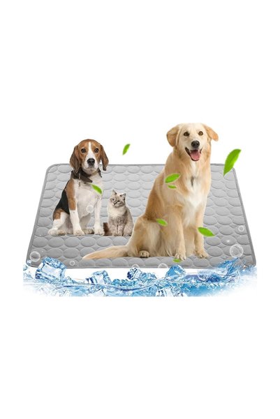 X SPRING Dog Cooling Mat, 70X50CM Coolings Pad for Pets, Foldable Cooling Bla...