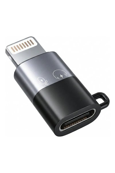 Choice محول USB من النوع C مع دعم OTG، 8 سنون، يدعم الميكروفون الصغير (لافالي...