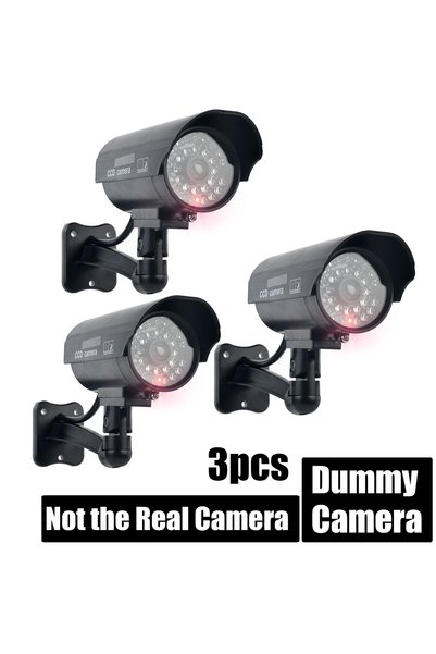 Choice 02CCTVx3 Eleopard CCTV Surveillance Camera With Flashing Red Led Light...