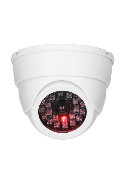 Choice SCB05-White 1PC Fake Camera LED Light Simulation Camera Dome Camera Re...
