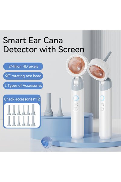 Choice Digital Otoscope Ear Cleaner 3.2mm Ear Wax Camera 4X Zoom 1.38 Inch Sc...