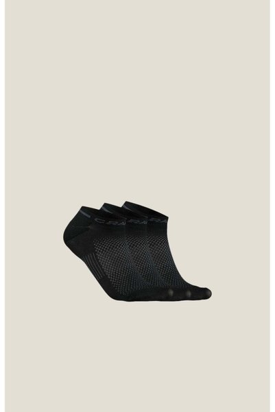 Craft Sosete Core Dry Shaftless, pachet de 3 - negru | antrenament zilnic