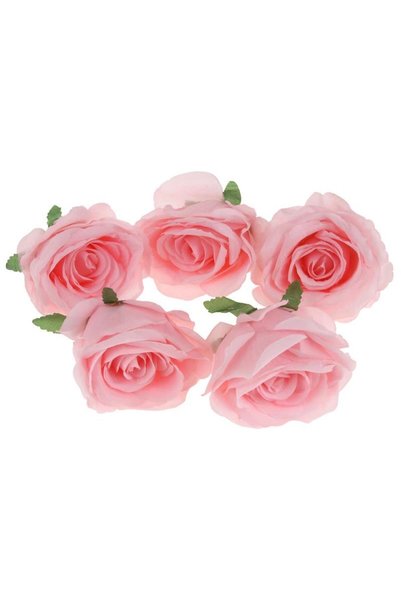 Nobo Kids FLORI ARTIFICIALE ROSE HEAD PENTRU DECORAȚIUNE, 5 BUCĂȚI, ROZ DESCHIS