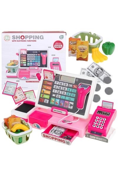 Nobo Kids Casă de marcat interactivă, magazin, educațional, calculator, scane...