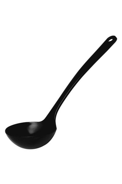 HENDI LOPATĂ DIN MELAMINĂ PENTRU SUPE ȘI SOSURI, NEGRU, 014L, ACCESORII DE BU...