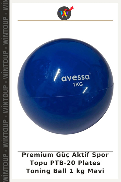 Wintoup Premium Power Active Sports Ball PTB-20 Plates Toning Ball 1 kg Μπλε