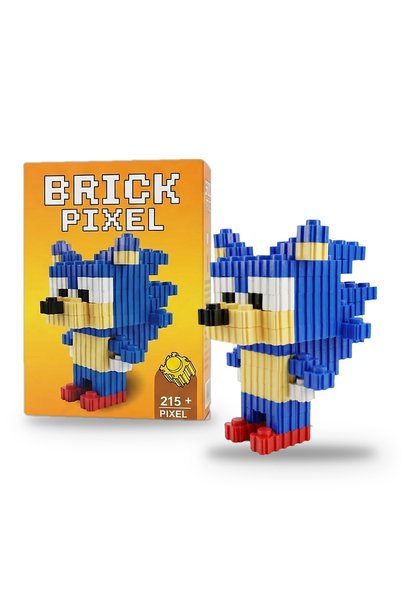 Brother Toys Pixel brick sonic sonik 215 pixel 3d puzzle bricks figure buildi...