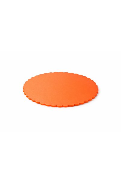 Anyta Cooking Extra Hard Round Cake Disc 3mm thick - ORANGE - Ø 30 cm