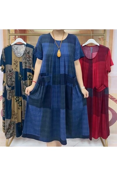 hanzhi Summer Dress Women Plus Size A Line Pullover