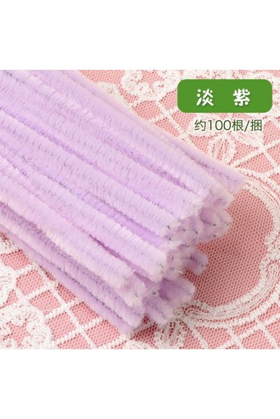 hanzhi DIY Twist Stick Flowers Sunflower Rose Bouquet 30cm - Macaron purple (...