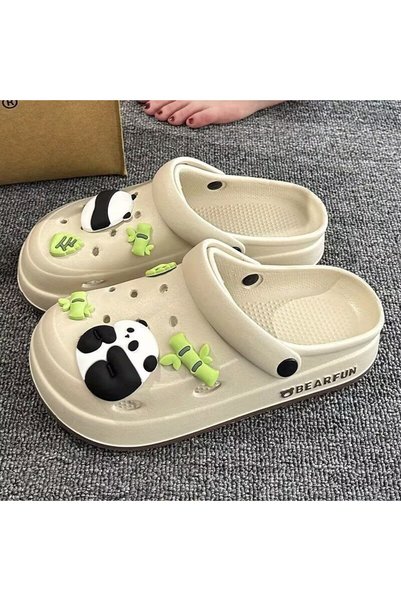 hanzhi Women Cartoon PVC Clogs Anti Slip Summer Slippers